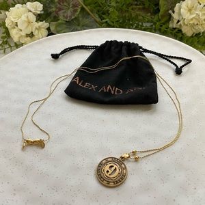 Alex and Ani Numberology 9 Adjustable Necklace